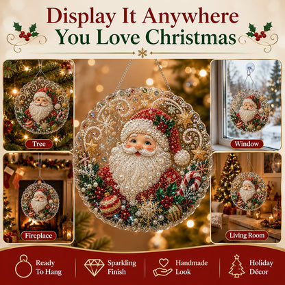✨ Christmas Pearl Diamond Art Hanging Ornament Kit | DIY Handmade Holiday Hanging Decor 🎅💎