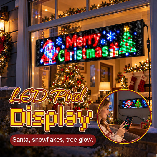Animated Christmas LED car display product image 1