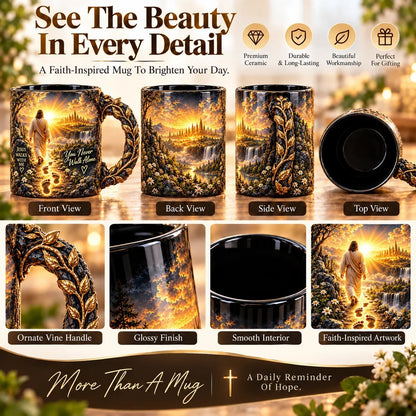 Jesus Walks With Me heat-reveal faith mug - image 5