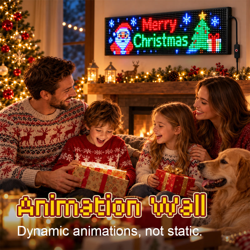 Animated Christmas LED car display product image 13