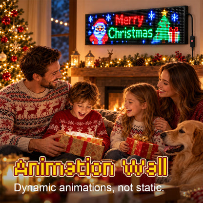 Animated Christmas LED car display product image 13