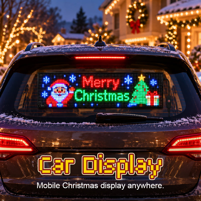 Animated Christmas LED car display product image 12