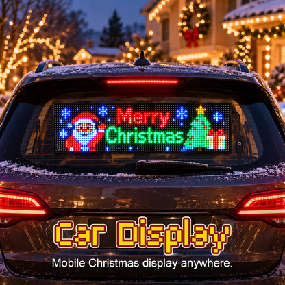 Animated Christmas LED car display product image 12