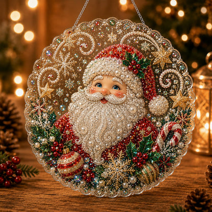 ✨ Christmas Pearl Diamond Art Hanging Ornament Kit | DIY Handmade Holiday Hanging Decor 🎅💎