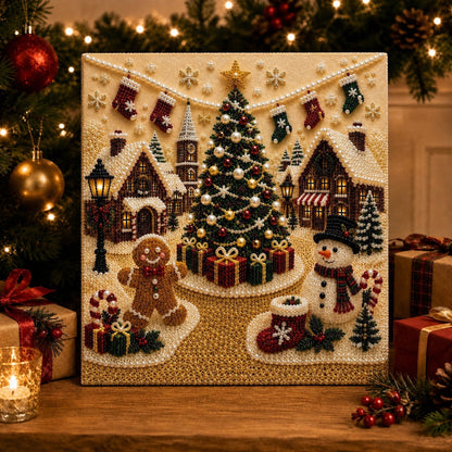 ✨ 3D Christmas Pearl Craft Kit – Relaxing DIY Holiday Art