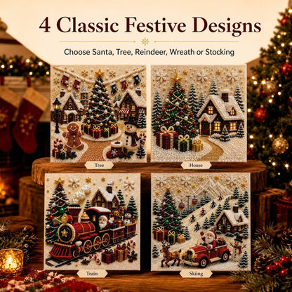 ✨ 3D Christmas Pearl Craft Kit – Relaxing DIY Holiday Art