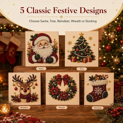 ✨ 3D Christmas Pearl Craft Kit – Relaxing DIY Holiday Art